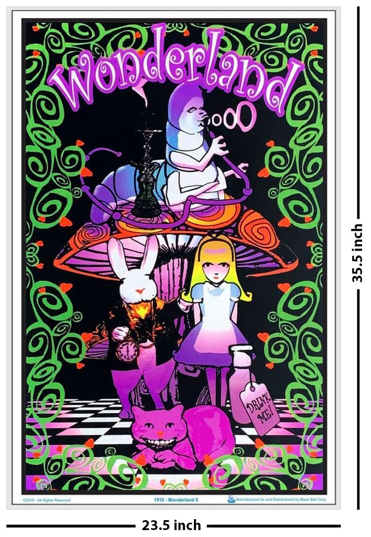 Amazon.com: Scorpio Posters Wonderland II - Laminated Blacklight